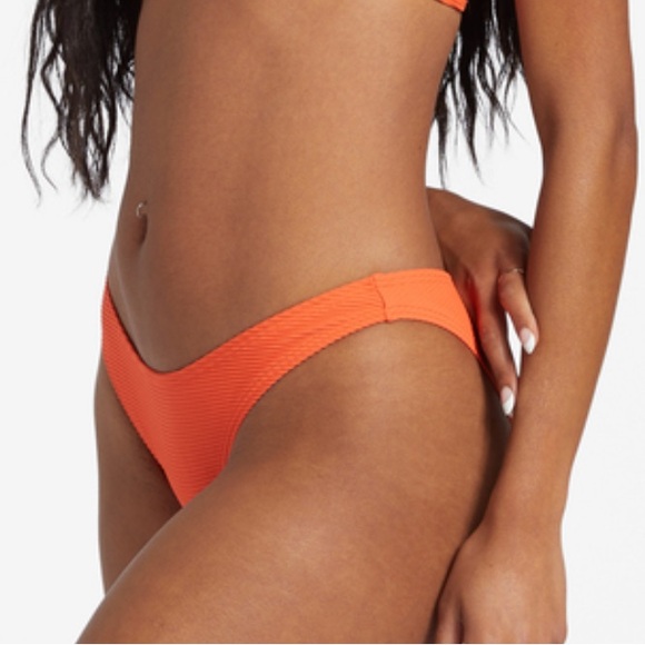 Billabong Tanlines Hike Bikini Swim Bottoms Coral Craze / Orange Large - Picture 3 of 12